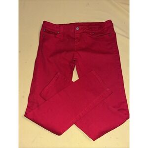 VTG PREOWNED BLUE ASPHALT RED JEANS SIZE 13 REG.
